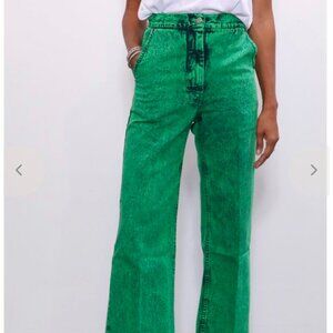 Rachel Comey  Clean Bishop Pants in Green Acid Wash